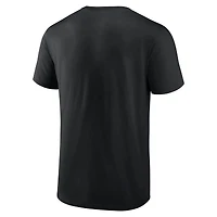 T-shirt Match Up Fanatics noir pour hommes des pélicans de la Nouvelle-Orléans