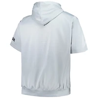 Men's Fanatics Silver New Orleans Pelicans Big & Tall Logo Pullover Hoodie