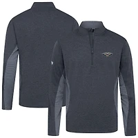 Men's Levelwear Navy New Orleans Pelicans Waffle Insignia 2.0 Quarter-Zip Top