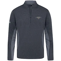 Men's Levelwear Navy New Orleans Pelicans Waffle Insignia 2.0 Quarter-Zip Top