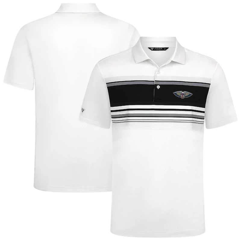 Polo blanc Levelwear Onward pour homme, New Orleans Pelicans