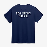 T-shirt homme bleu marine à logo New Orleans Pelicans