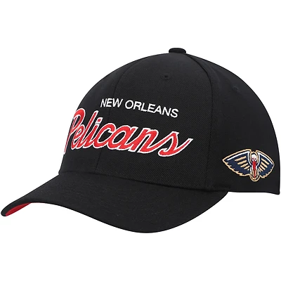 Mitchell & Ness pour homme New Orleans Pelicans MVP Team Script 2.0 Stretch Snapback Hat