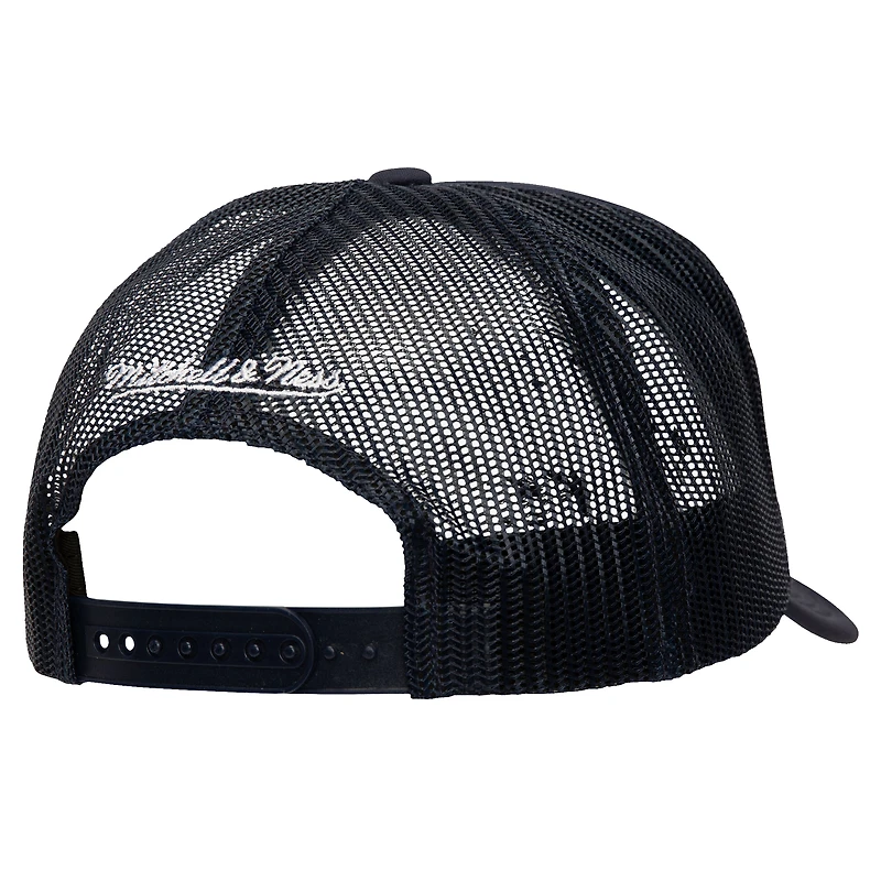 Casquette ajustable de camionneur OTC New Orleans Pelicans Core Evergreen OTC de Mitchell & Ness pour hommes, bleu marine