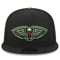 Men's New Era Black New Orleans Pelicans 2025/26 City Edition 9FIFTY Snapback Hat