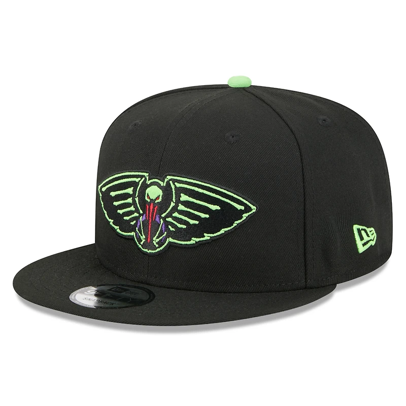 Men's New Era Black New Orleans Pelicans 2025/26 City Edition 9FIFTY Snapback Hat