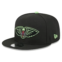 Men's New Era Black New Orleans Pelicans 2025/26 City Edition 9FIFTY Snapback Hat