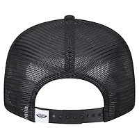 Men's New Era Black New Orleans Pelicans 9FIFTY Snapback Trucker Hat