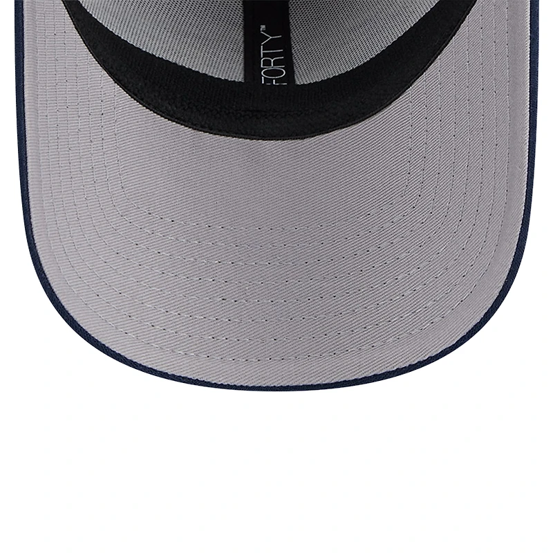Men's New Era Heather Gray/Navy New Orleans Pelicans Active Digi-Tech Two-Tone 9FORTY Adjustable Hat