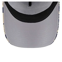 Men's New Era Navy/Gold New Orleans Pelicans Tip Off A-Frame Trucker 9FORTY Adjustable Hat