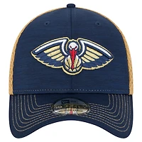 Men's New Era Navy Orleans Pelicans Active Tech Neo Flex 39THIRTY Hat