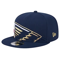 Men's New Era Navy New Orleans Pelicans Sport Night Team Shadow 9FIFTY Snapback Hat