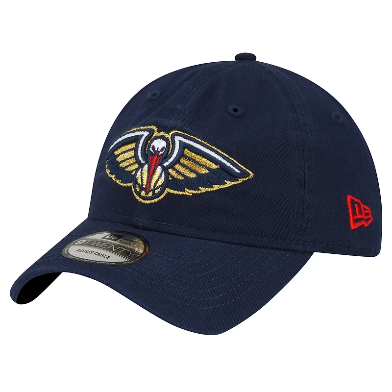 Casquette ajustable New Era bleu marine New Orleans Pelicans Team 2.0 9TWENTY pour homme