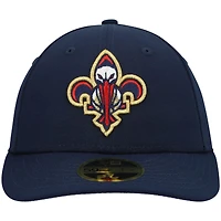 Casquette ajustée 59FIFTY à profil bas avec logo de l'équipe New Orleans Pelicans Era pour homme, bleu marine
