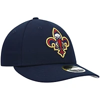 Casquette ajustée 59FIFTY à profil bas avec logo de l'équipe New Orleans Pelicans Era pour homme, bleu marine