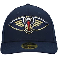 Casquette ajustée 59FIFTY Low Profile New Orleans Pelicans Team Era pour homme, bleu marine