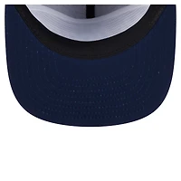 Casquette snapback New Era bleu marine pour homme avec texte de l'équipe des New Orleans Pelicans