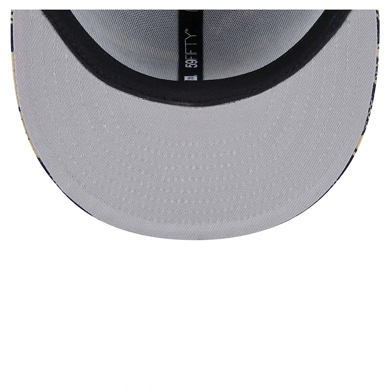 Casquette ajustée New Era 59FIFTY bleu marine Orleans Pelicans Tip-Off pour homme