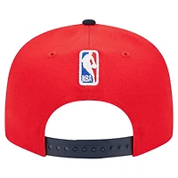 Men's New Era Red New Orleans Pelicans Statement Edition Jersey Hook 9FIFTY Snapback Hat