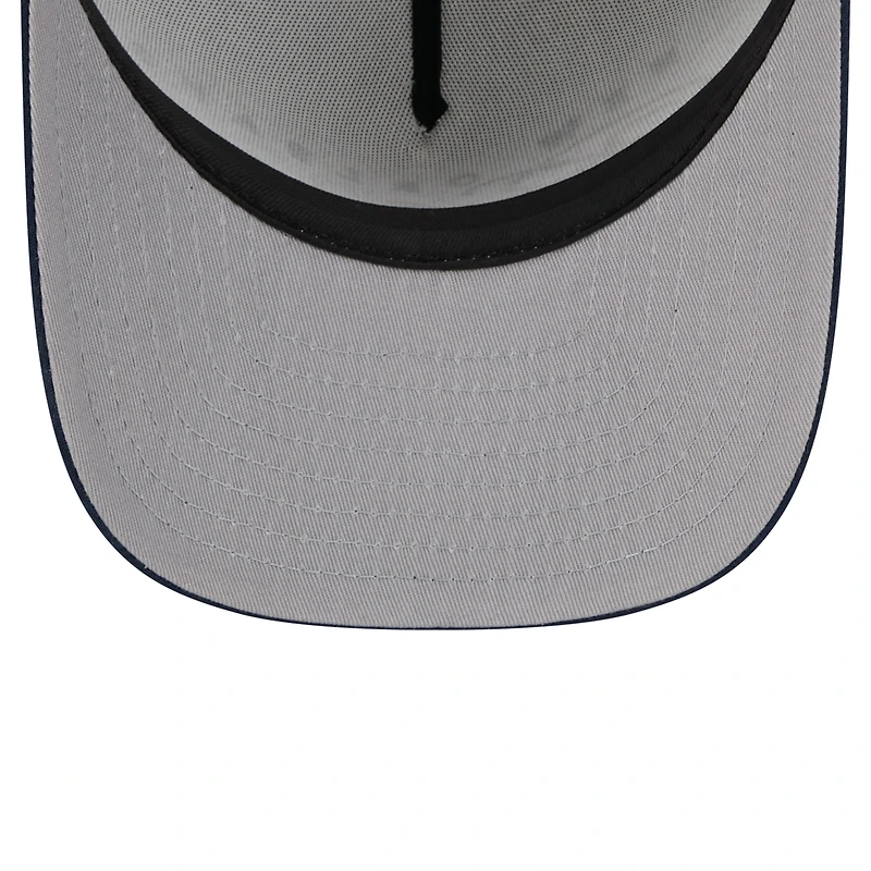 Casquette ajustée New Era 59FIFTY pour homme, modèle A-Frame, blanc/bleu marine, Orleans Pelicans, draft NBA 2025