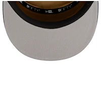 Casquette New Era blanche/bleu marine New Orleans Pelicans 2025 NBA Tip Off Split Panel 9FIFTY Snapback pour homme