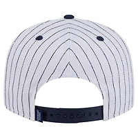 Casquette snapback New Era blanche New Orleans Pelicans Deceptor à fines rayures 9FIFTY pour homme