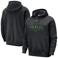 Sweat à capuche Nike noir pour homme New Orleans Pelicans 2025/26 City Edition Essential Logo Remix