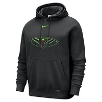 Men's Nike  Black New Orleans Pelicans 2025/26 City Edition Essential Logo Remix Hoodie