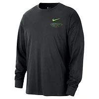 T-shirt à manches longues Nike New Orleans Pelicans City Edition Remix Essential Logo noir pour homme