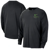 T-shirt à manches longues Nike New Orleans Pelicans City Edition Remix Essential Logo noir pour homme
