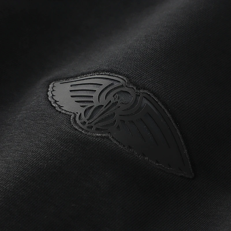Sweat-shirt Nike noir authentique des New Orleans Pelicans pour homme, édition standard, Dri-FIT