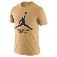 Men's Nike Gold New Orleans Pelicans Essential Jumpman T-Shirt