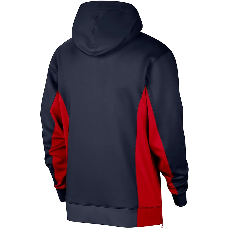 Sweat à capuche entièrement zippé Nike pour homme New Orleans Pelicans 2023/24 Authentic Showtime