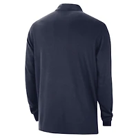 Men's Nike Navy New Orleans Pelicans 2024/25 Courtside Performance Half-Zip Top