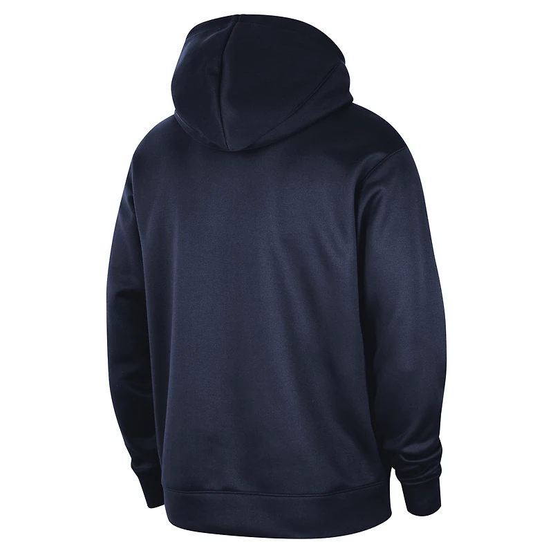 Men's Nike Navy New Orleans Pelicans 2024/25 Spotlight On-Court Practice Performance Pullover Hoodie