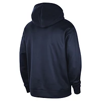 Men's Nike Navy New Orleans Pelicans 2024/25 Spotlight On-Court Practice Performance Pullover Hoodie
