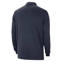 Men's Nike Navy New Orleans Pelicans Authentic Performance Half-Zip Jacket