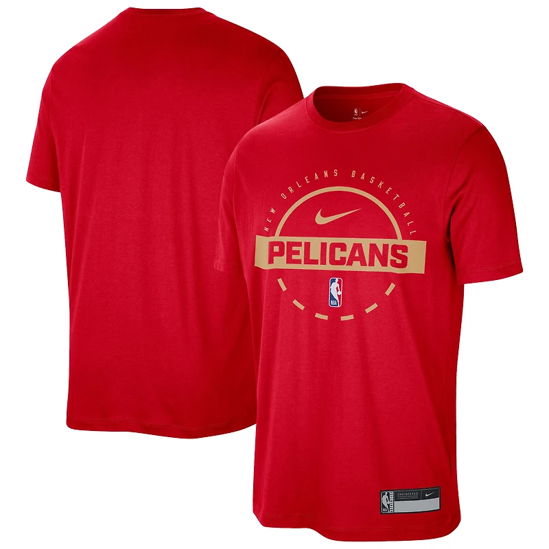 Men's Nike Red New Orleans Pelicans 2025/26 On-Court Flare Performance Practice T-Shirt