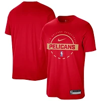 Men's Nike Red New Orleans Pelicans 2025/26 On-Court Flare Performance Practice T-Shirt