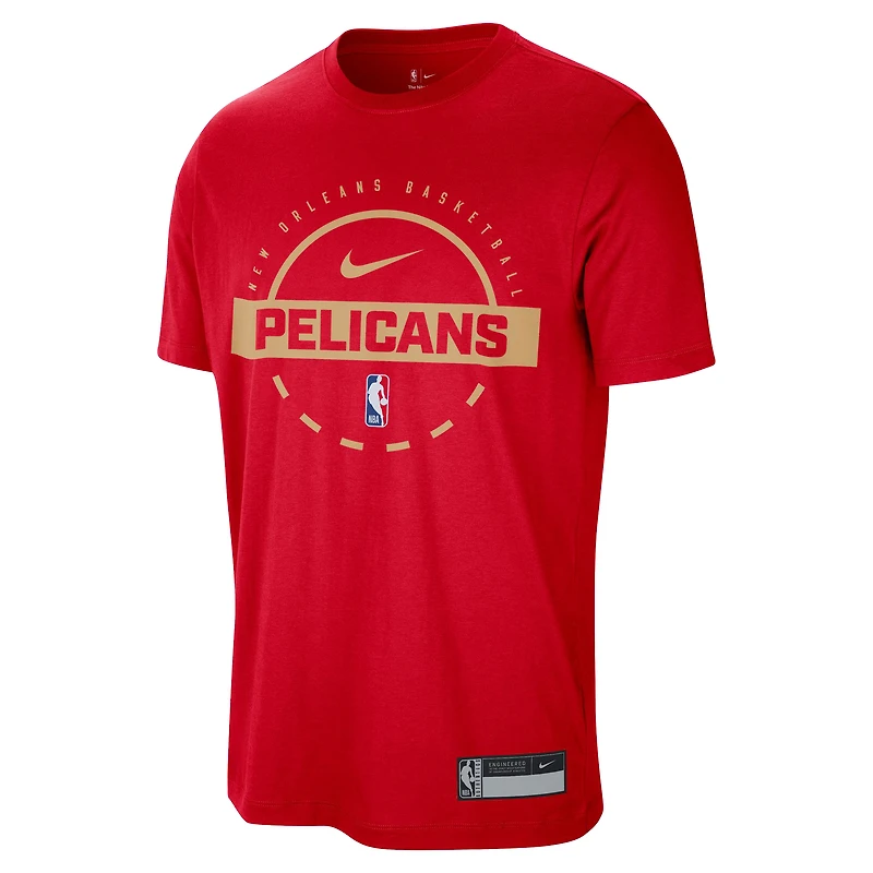 Men's Nike Red New Orleans Pelicans 2025/26 On-Court Flare Performance Practice T-Shirt