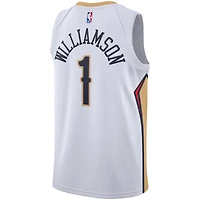Men's Nike Zion Williamson White New Orleans Pelicans 2019/2020 Swingman Jersey - Association Edition