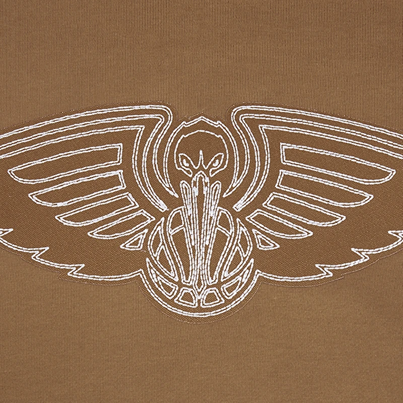 Sweat à capuche épaules tombantes Pro Standard Brown New Orleans Pelicans Paint the City pour homme