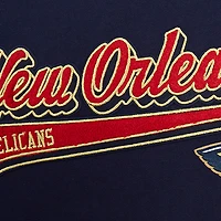 Sweat à capuche Pro Standard bleu marine New Orleans Pelicans Script Tail pour hommes