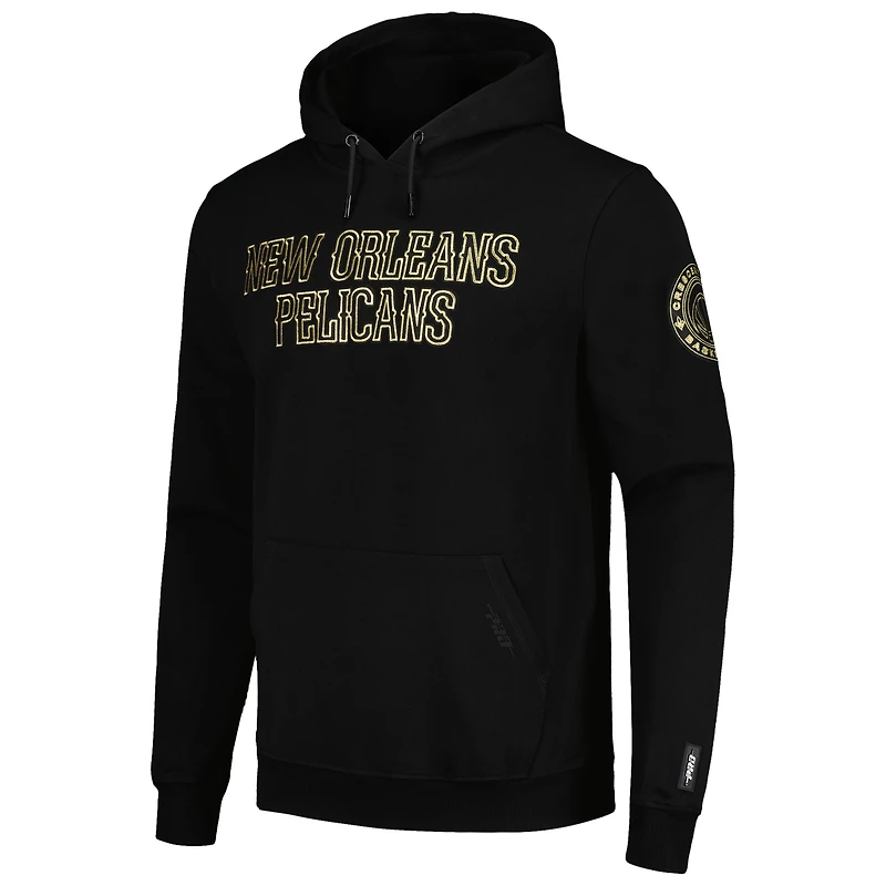 Men's Pro Standard New Orleans Pelicans Black & Gold Pullover Hoodie