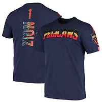 T-shirt pour homme Pro Standard Zion Williamson Navy Pelicans de la Nouvelle-Orléans