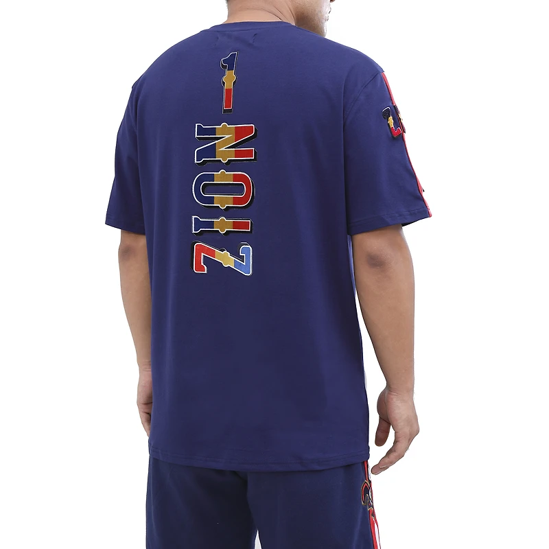 T-shirt pour homme Pro Standard Zion Williamson Navy Pelicans de la Nouvelle-Orléans