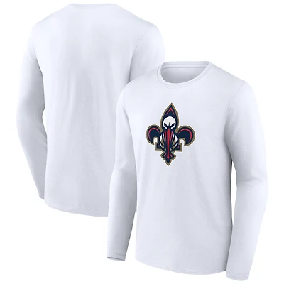 Men's New Orleans Pelicans Alternate Logo Long Sleeve T-Shirt