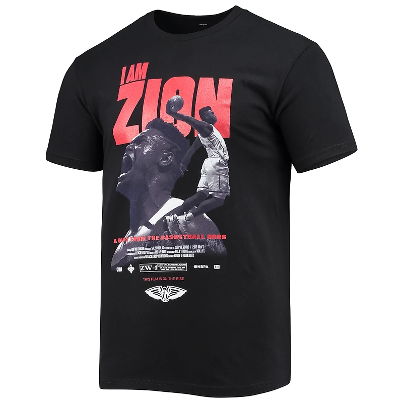 T-shirt pour homme Zion Williamson Black New Orleans Pelicans Check the Credits Player