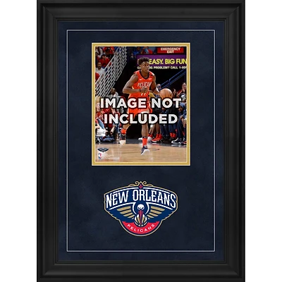 Cadre photo vertical de luxe 8" x 10" des New Orleans Pelicans avec logo de l'équipe