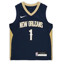 Préscolaire Nike Zion Williamson Navy New Orleans Pelicans Replica Jersey - Icon Edition